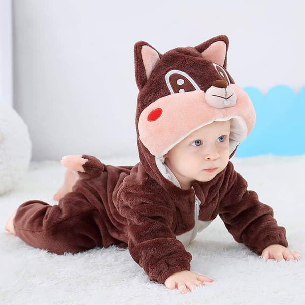 Pyjamasdräkt Ekorre Baby 80: 65-75 cm