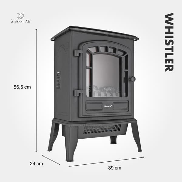 WHISTLER 2000W ELEKTRISK KAMIN