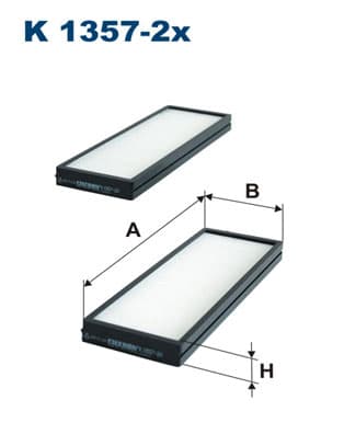 Kupéfilter K13572X FILTRON