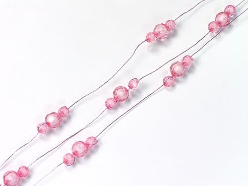 Helmiköynnös, 1,8 m, pinkki, 1 kpl.