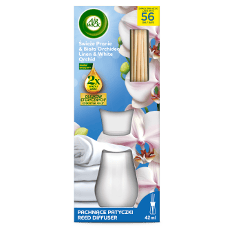 Air Wick Duftpinde Frisk Vask og Hvid Orkidé 42ml