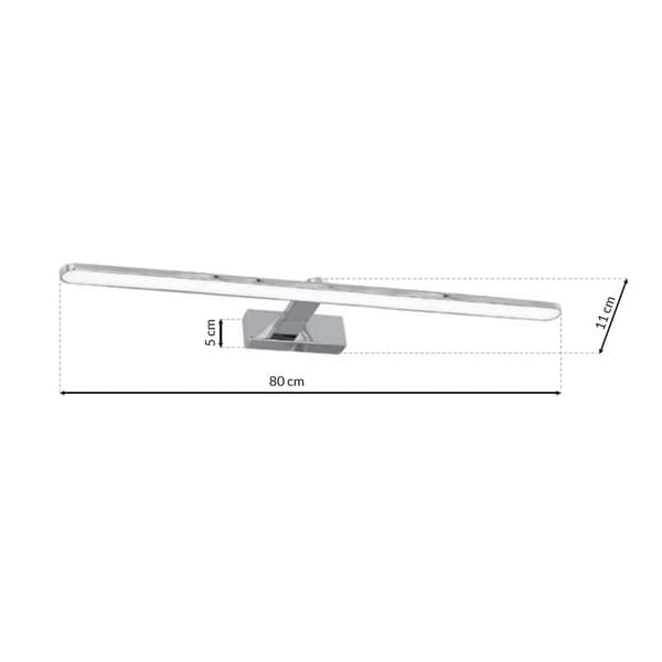 SEINÄVALAISIN SPLASH IP44 LED KROMI MILAGRO ML5722