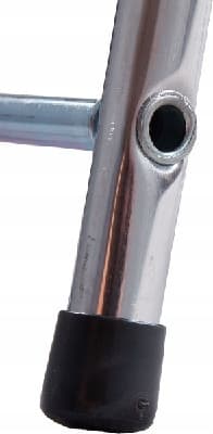 KRAUSE TOPPY XL fällbara aluminiumtrappsteg, 2 steg, silver