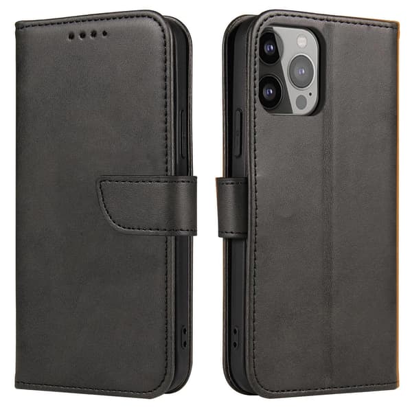 Magnetcover med flip til Samsung Galaxy S25+ - Sort