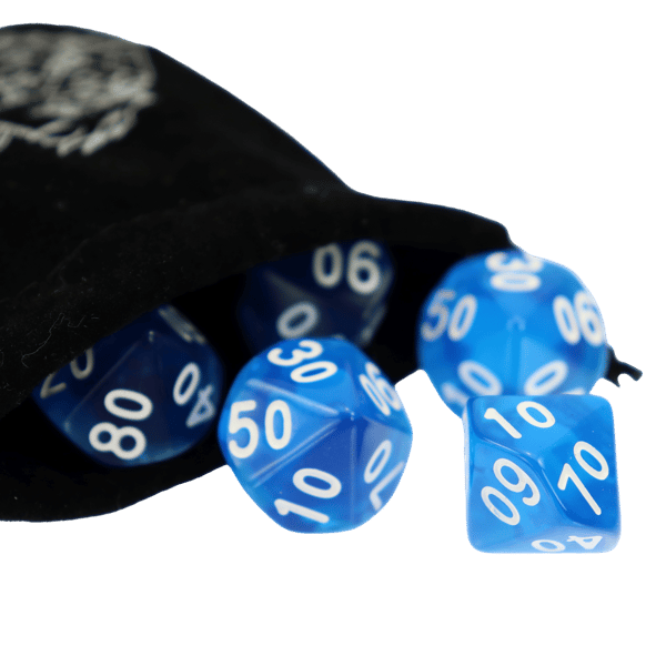 Firestarter RPG -noppasarja, 7 metallinoppaa