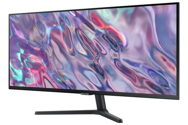 Samsung LED-skærm 34" UltraWide QHD 3440x1440, sort