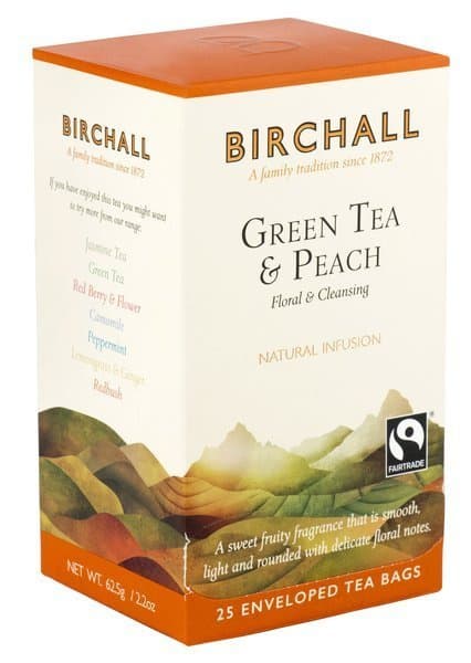 Te Tepåsar Grönt te & Persika -25 Birchall