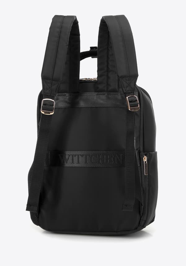 Wittchen Dam Multifunktionell Flygplansryggsäck Svart Nylon