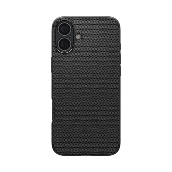 Spigen Liquid Air - iPhone 16 -kotelo (mattamusta)