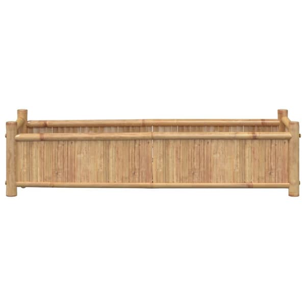 vidaXL urtepotte, 100x30x25 cm, bambus