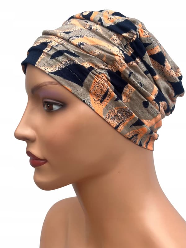 Sabina 436 damturban, draperad hatt med viskosfoder efter kemisk behandling