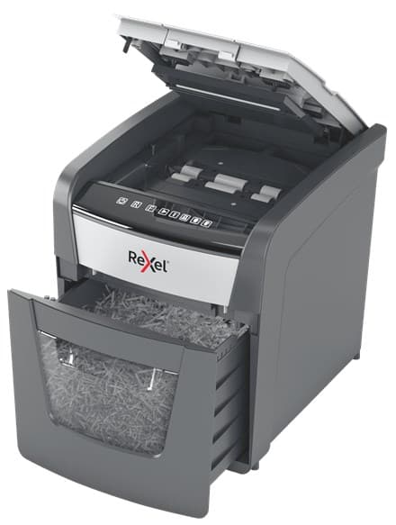 Rexel Optimum AutoFeed 50X automatisk makulator, P4, 20 l