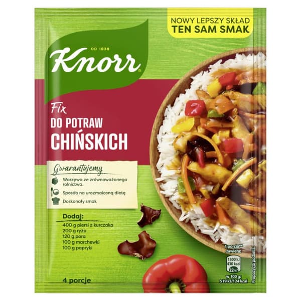 KNORR FIX TIL KINESISK RET 37G UNILEVER