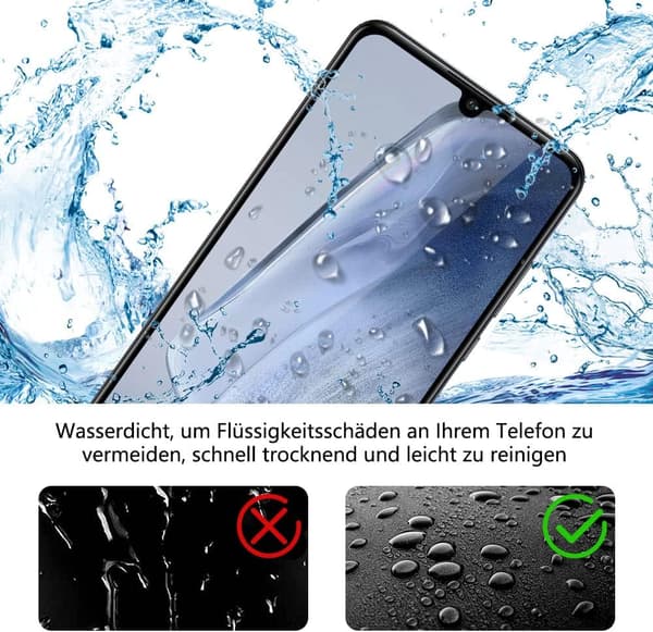 2x 9H HÄRDAT GLAS FÖR HUAWEI P30 LITE SOLID ENKEL INSTALLATION HÖG
