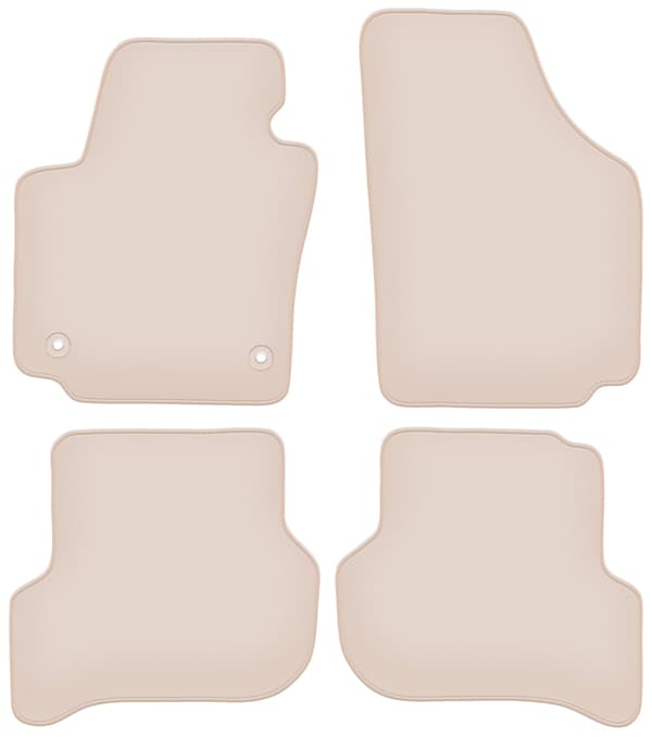mattor PREMIUM beige för Seat Altea minivan 08.2008-2015