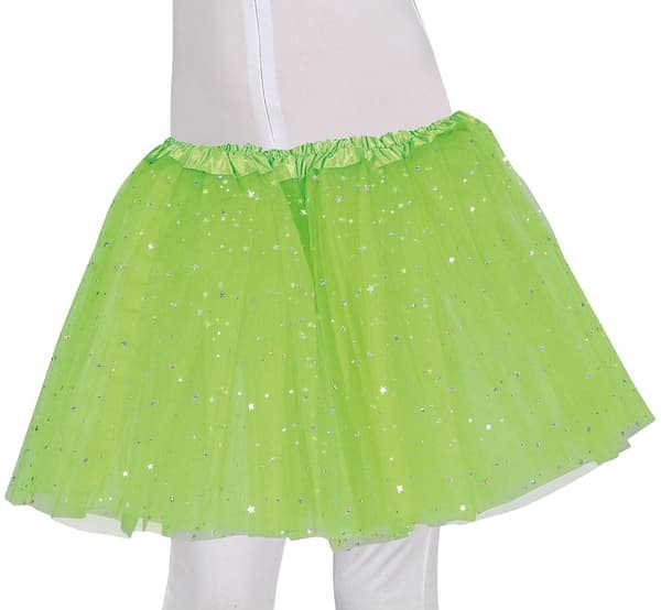 Grøn Stjerne Tutu Nederdel Gallakostume 30cm
