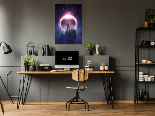 Foto-tapetti - Minimalistinen harmaa valtameri - Geometriset kalat vedessä lapsille