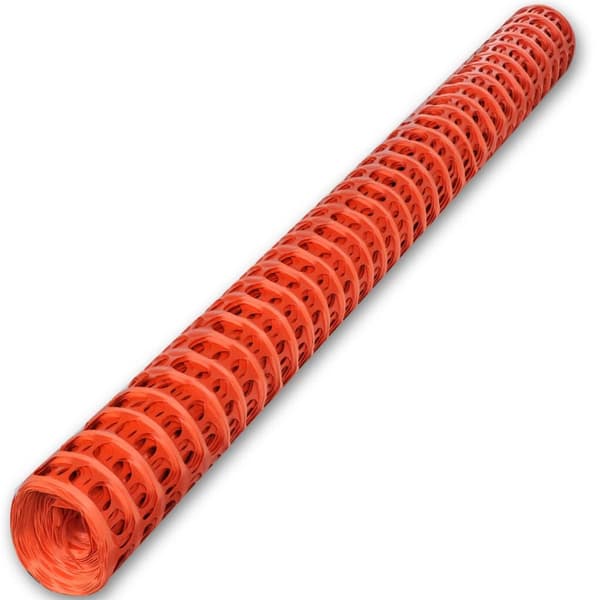 vidaXL havehegn, 50 m, orange