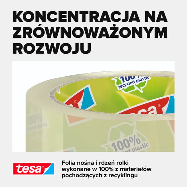 TESA tesapack Eco & Strong 66m:50mm transparent
