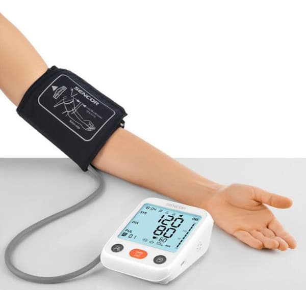 SENCOR SBP 1150WH Blodtryksmåler Hvid og Grå