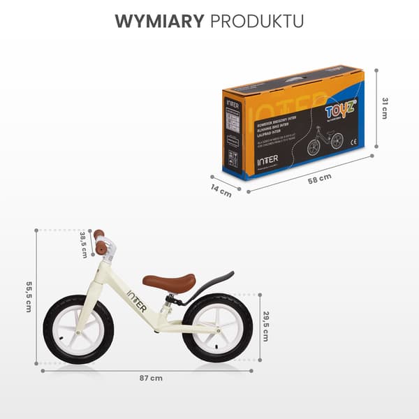 Inter cream balancecykel