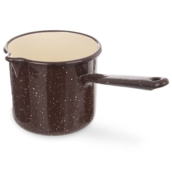 Kastrull emaljerad brun 12 cm, 1,2 l