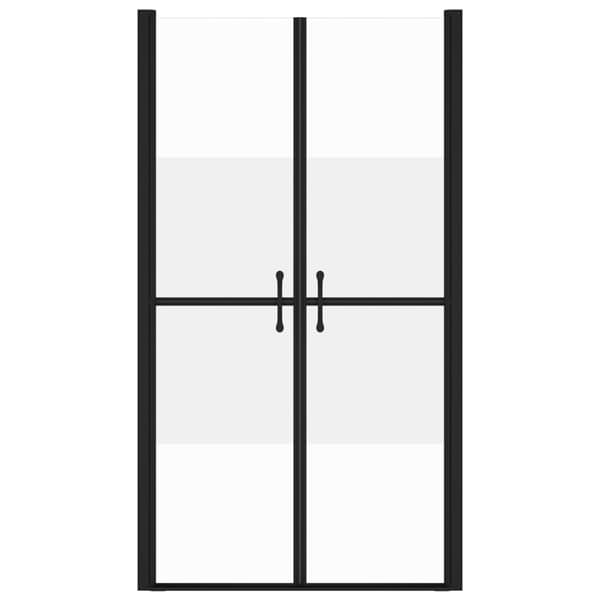 vidaXL Duschdörr, halvfrostat glas, ESG, (68-71)x190 cm
