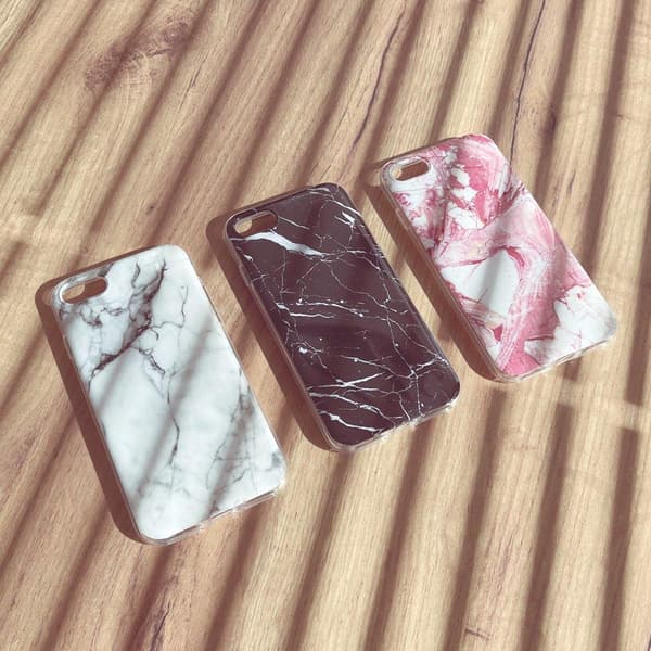 Wozinsky Marble Gel Cover til iPhone 12 Pro Max Hvid