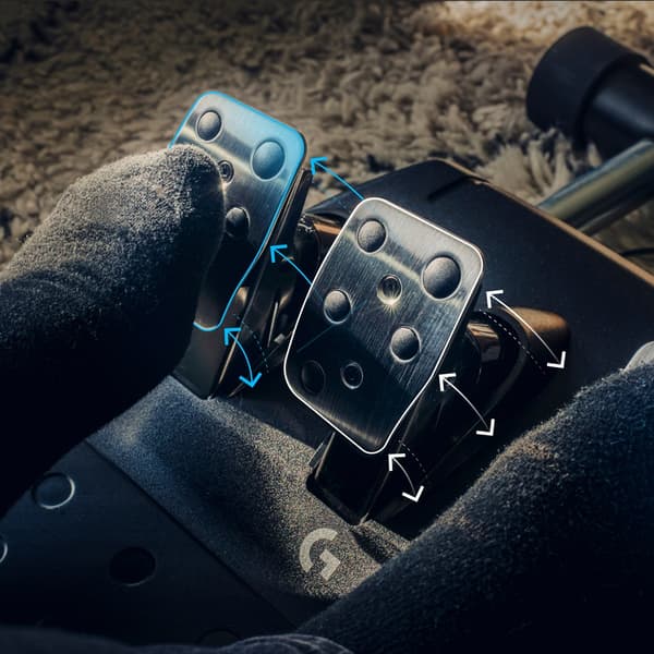 Logitech G923 Xbox/PC Gaming Rat, Sort, med Pedaler