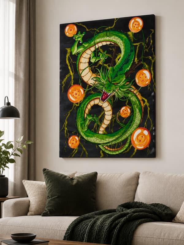 Målning med siffror Dragon Ball Shenron 40x50 cm
