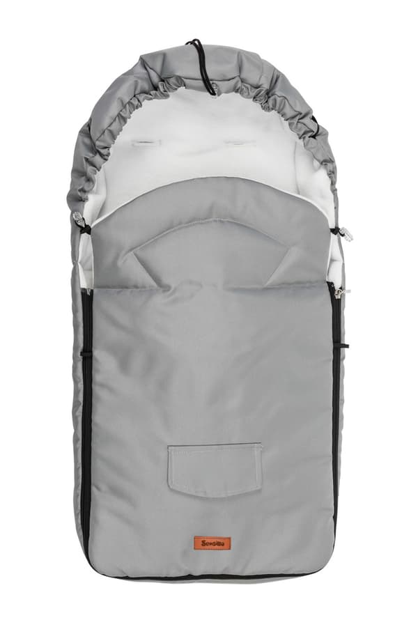 POLAR LYS GRÅ SOVEPOSE TIL BARNEVOGN (95x40)