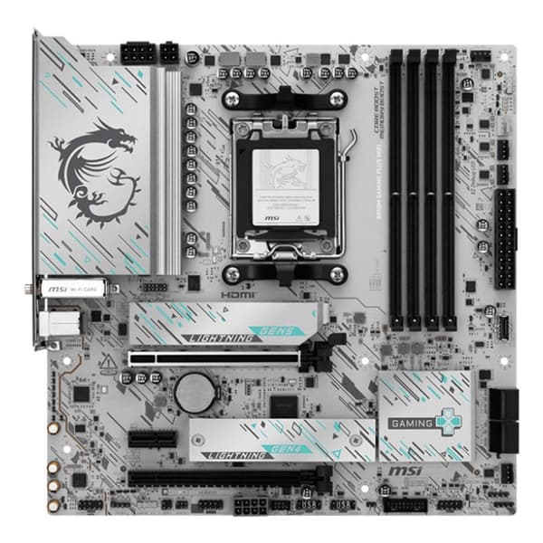 MSI B850M GAMING PLUS WIFI Moderkort Micro ATX, AM5, Wi-Fi 7
