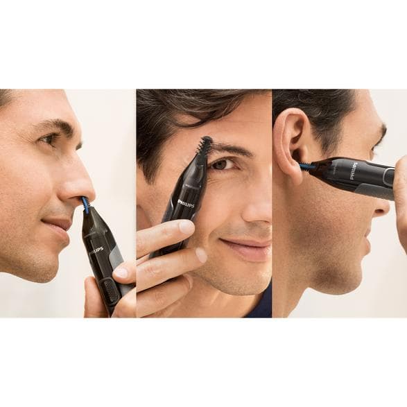 Trymer PHILIPS Nose trimmer series 3000 NT3650/16 Sort