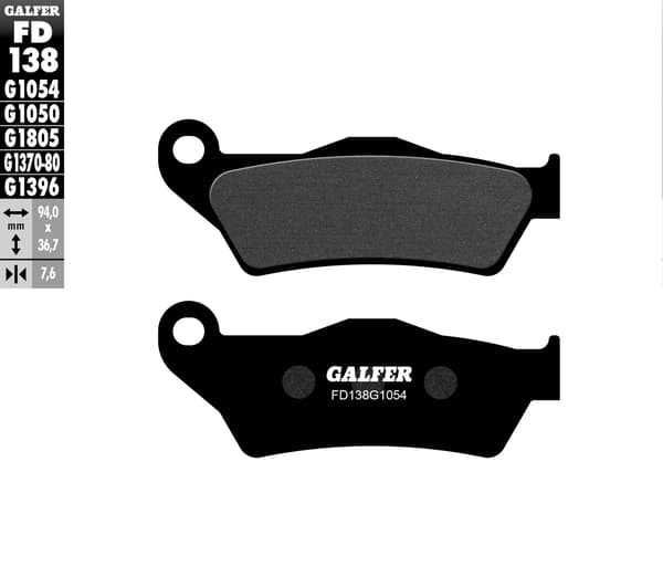 Galfer KH181 puolimetalliset jarrupalat Brembo-sovellukselle