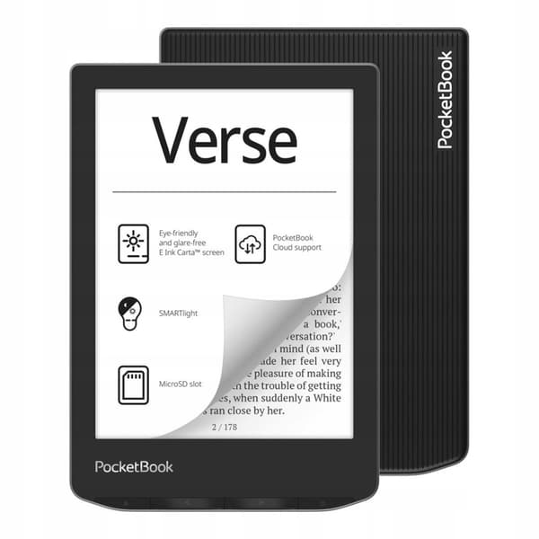 PocketBook Verse (629) e-bogslæser, grå, 6", 8 GB