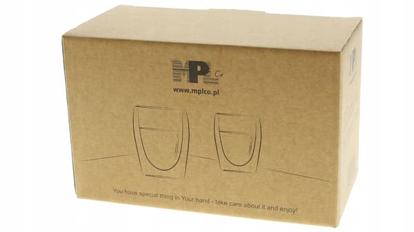 Termosglas för espresso 4 st 75 ml