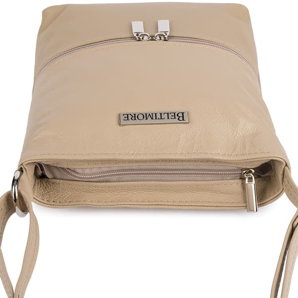 Damväska i läder, elegant, liten, beige, Beltimore L49