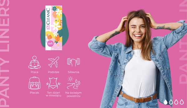035619 HH Cleanic mjuka pantyliners utfällda 20 st