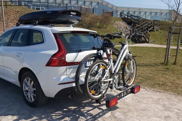 Amos TYTAN 2 PLUS cykelplattform för 2 cyklar