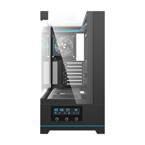Darkflash DY450 PRO datorchassi (svart) + 1 fläkt