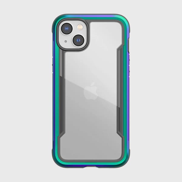 Raptic X-Doria Shield-skal iPhone 14 Plus armerat skal opal