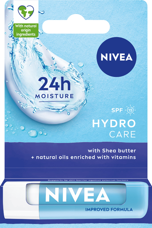 Nivea Hydro Care pflegender läppbalsam 4,8 g