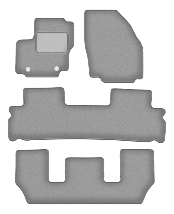 Askgrå bilmattor för: Ford Galaxy MK2 7-sitsig (2006-2011)