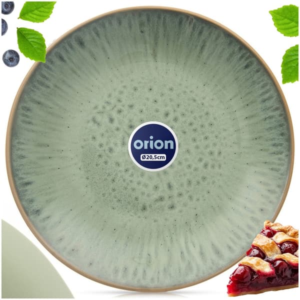 Keraaminen vihreä desserttilautanen GLAZE 20,5 cm