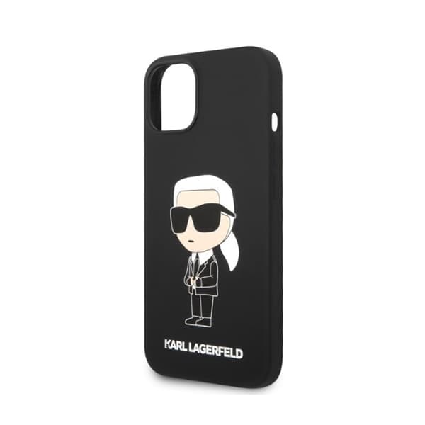 Karl Lagerfeld Silikone Ikonik MagSafe - iPhone 15 Plus / 14 Plus Etui (Sort)