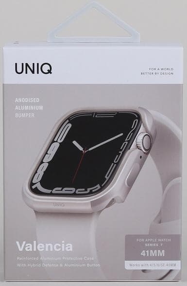 UNIQ Valencia etui til Apple Watch 40/41mm Starlight