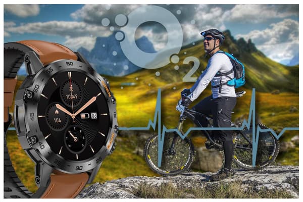 GRAVITY GT9-7 SMARTKLOCKA FÖR HERR - SAMTAL, BLODTRYCKSMÄTARE (sg021g)