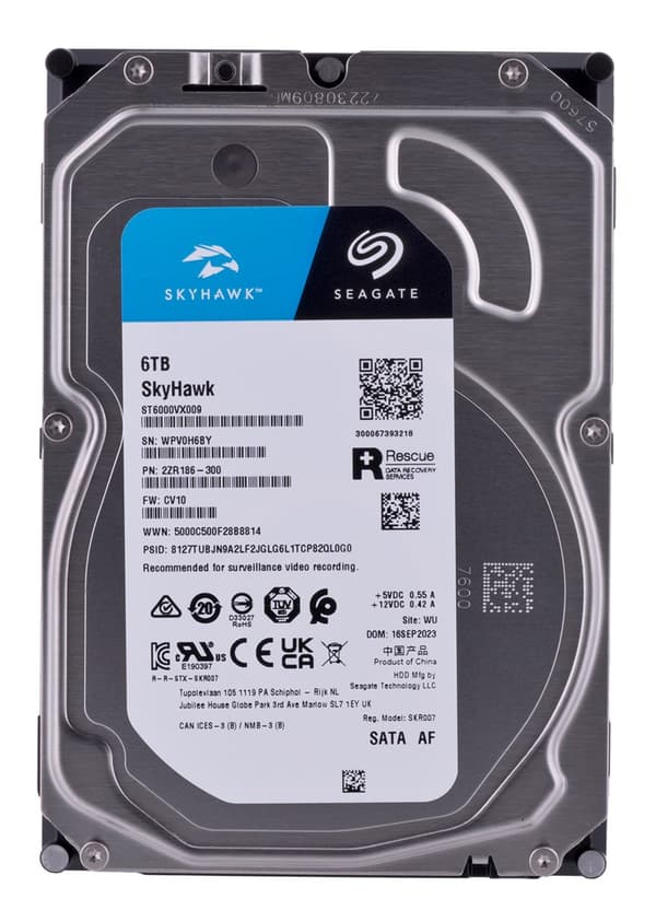 Seagate SkyHawk 6 Tt SATA ST6000VX009 3,5" kiintolevy