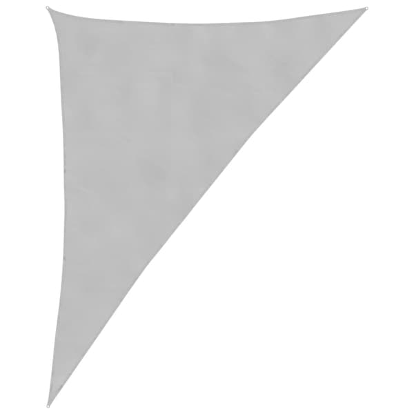 vidaXL Skuggsegel ljusgrått 4x5x6,4 m 100 % polyester