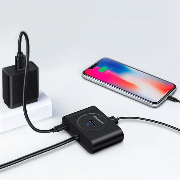 Ugreen HUB Splitter 4x USB 3.2 Gen 1 (0,5m Kabel) Sort (20290)
